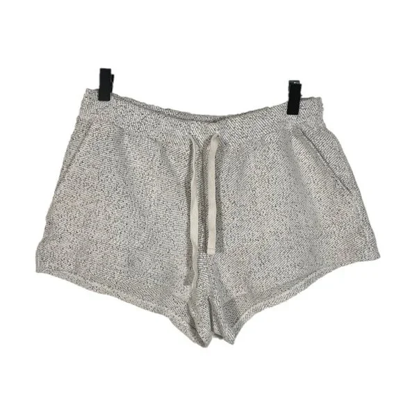Anthropologie Lou Gray Cotton Blend Knit Lounge Shorts Size Small